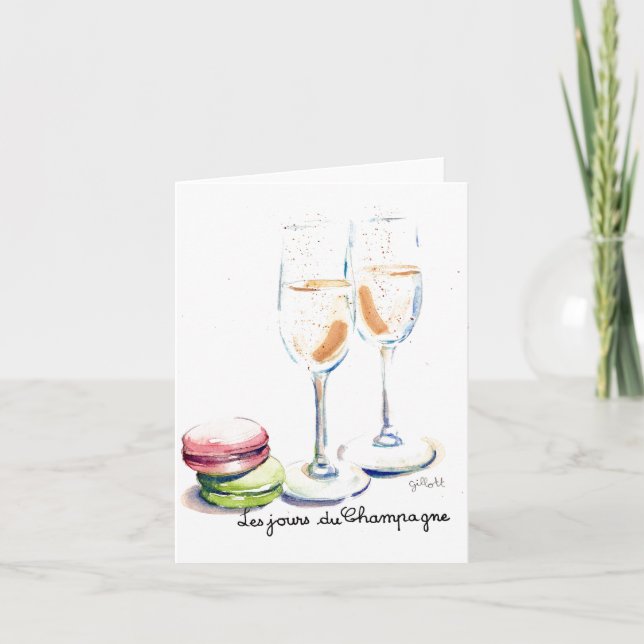 Les Jours du Champagne Card (Front)