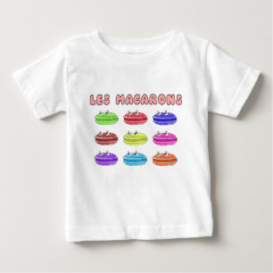Les Macarons Cute Cartoon Baby T-Shirt