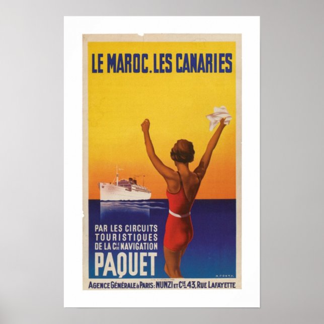 Les Maroc, Les Canaries - Paquet Poster (Front)