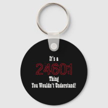 Les Mis 24601 Keychain