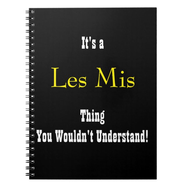 Les Mis Journal (Front)