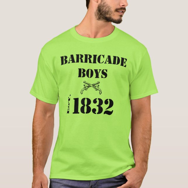 Les Miserables Love: Barricade Boys Shirt (Front)