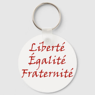 Les Misérables Love: Liberté, Égalité, Fratern Key Ring