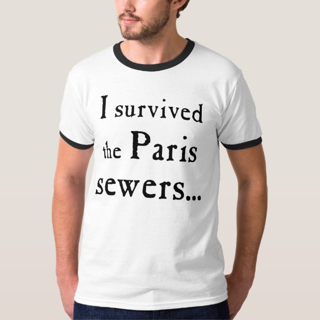 Les Misérables Love: Paris Sewers Shirt (Front)