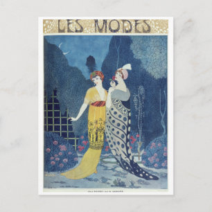 Les Modes Postcard