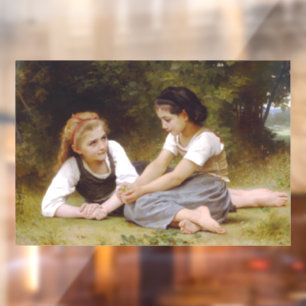 Les Noisettes: Child Girlfriends Gathering Nuts