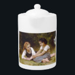 Les Noisettes: Young Girls Collecting Hazelnuts<br><div class="desc">The warm autumn sun dappled through the leaves of the hazelnut tree, casting dancing shadows on the forest floor. Two young girls, Elise and Juliette, sat beneath its branches, a small pile of golden nuts nestled amongst the fallen leaves. - Elise, the elder of the two, leaned against the rough...</div>