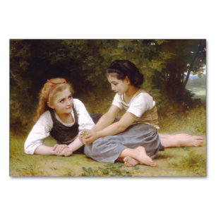 Les Noisettes: Young Girls Collecting Hazelnuts Table Number