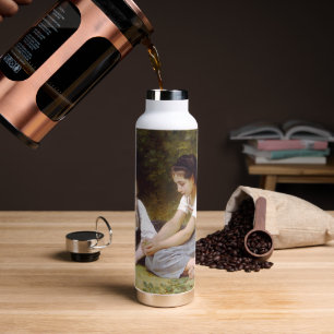 Les Noisettes: Young Girls Collecting Hazelnuts Water Bottle