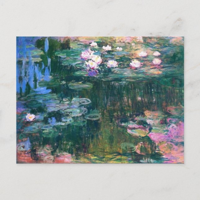 Les Nymphéas - Claude Monet Postcard (Front)