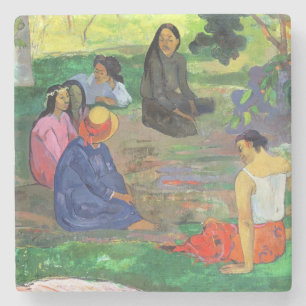 Les Parau Parau (The Gossipers) Stone Coaster