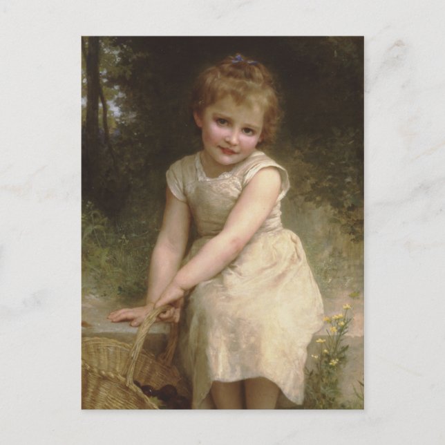 Les Prunes (Plums) William-Adolphe Bouguereau Postcard (Front)