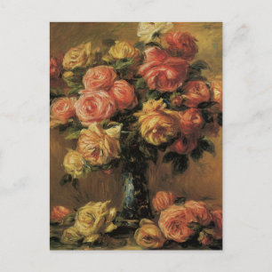 Les Roses Dans Un Vase Postcard