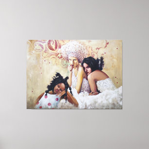 les trois femme canvas print