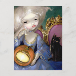 "Les Vampires: Lanterne-Citrouille" Postcard