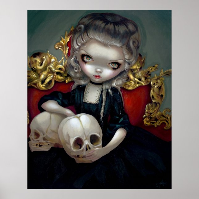 Les Vampires: Les Crânes ART PRINT rococo vampire (Front)