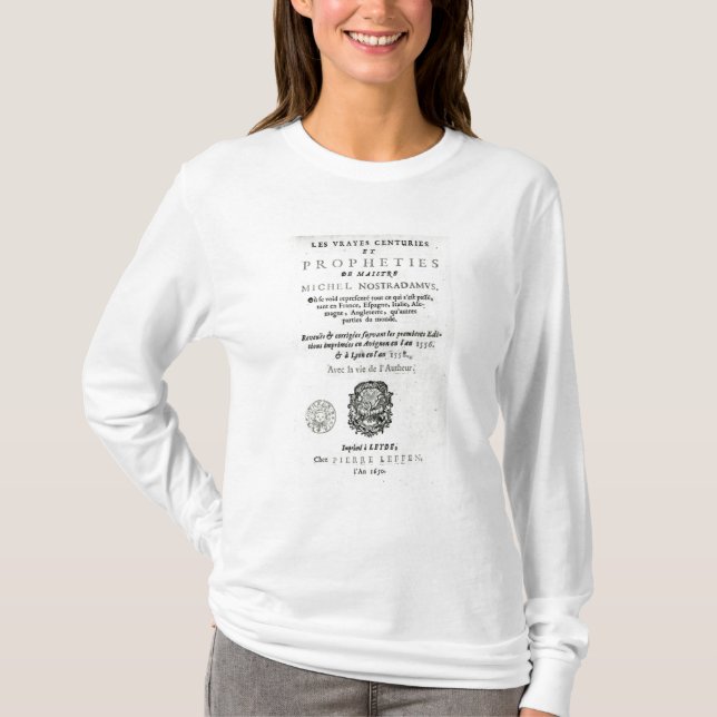 'Les Vrayes Centuries et Propheties T-Shirt (Front)