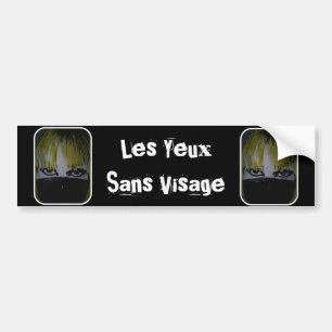 'Les Yeux Sans Visage' Bumper Sticker