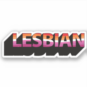 LESBIAN 3D Flag