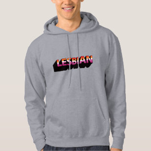 LESBIAN 3D Flag Hoodie