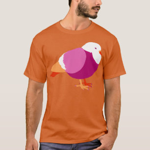 Lesbian Abstract Pigeon T-Shirt