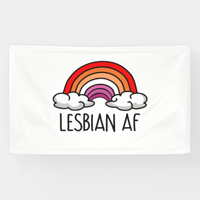 LESBIAN AF BANNER (Horizontal)