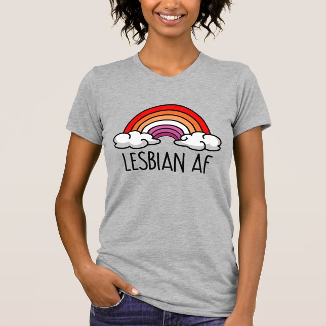 LESBIAN AF T-Shirt (Front)