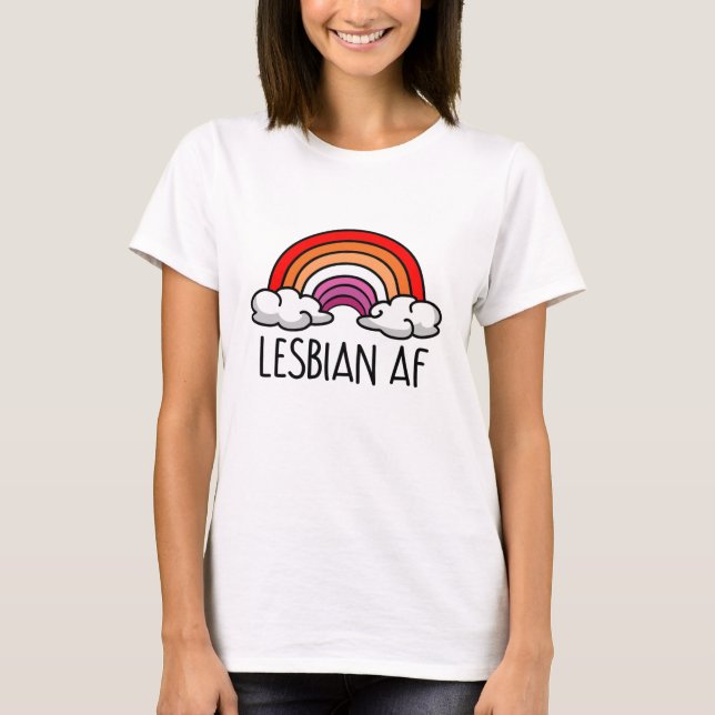 LESBIAN AF T-Shirt (Front)