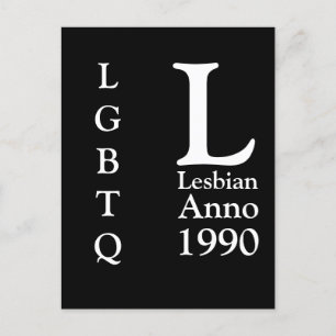 Lesbian Anno ???? Lesbian Pride Postcard