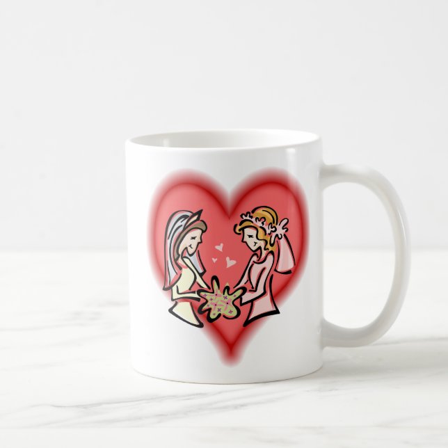 Lesbian Brides Coffee Mug (Right)