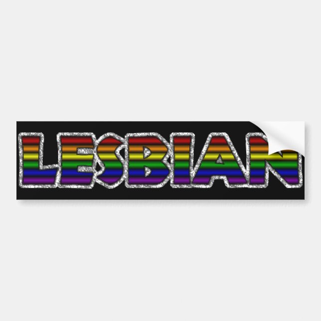 Lesbian Bumper Sticker (Front)