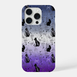 Lesbian Butch Pride Black Cat - Mystical Witchy iPhone 15 Pro Case