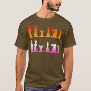Lesbian Chess Player LGBTQ LGBT Gay Pride Chess T-Shirt