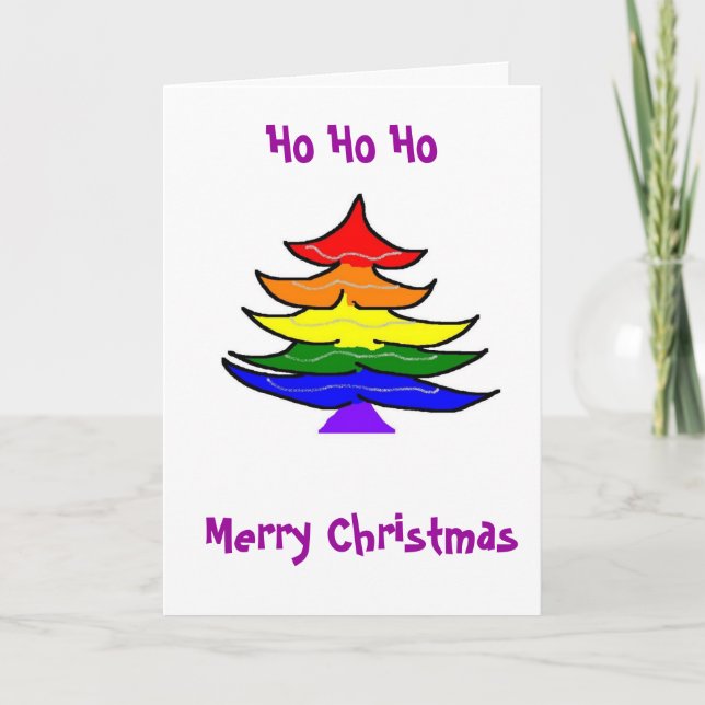 Lesbian Christmas card (Front)