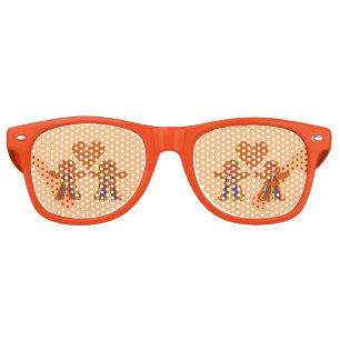 Lesbian Christmas Gingerbread Ladies Couple  Retro Sunglasses