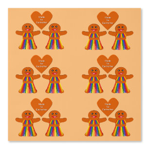 Lesbian Christmas Gingerbread Ladies Couple  Wallpaper