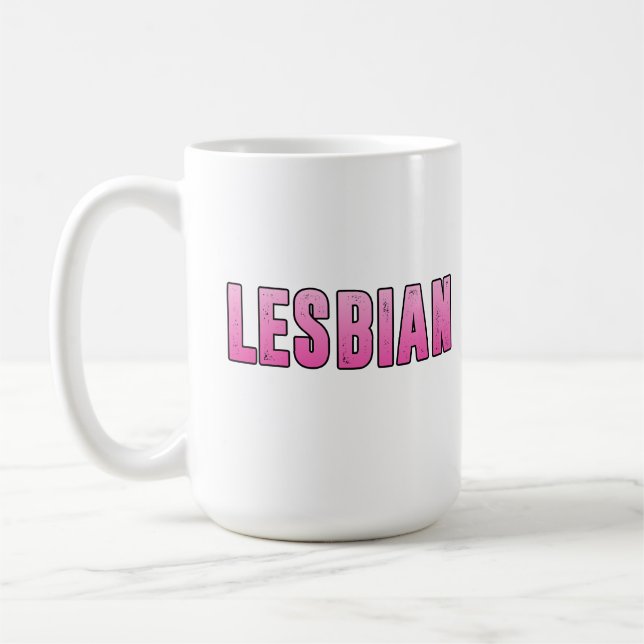 lesbian coffee mug (Left)