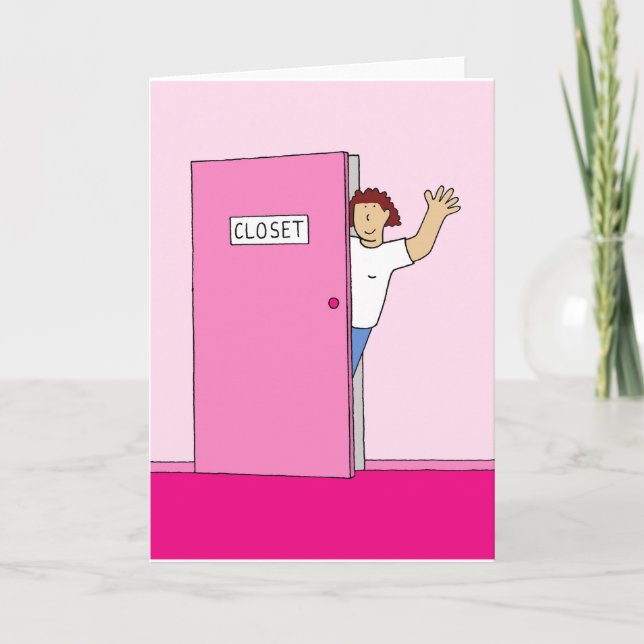 Lesbian Coming Out Congratulations Card (Front)