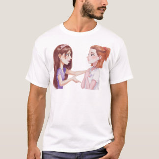 Lesbian Couple Love – 1 Happy Family USA Fan Art T-Shirt