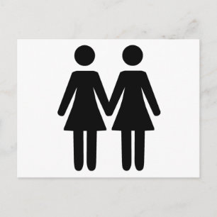 Lesbian Couple Postcard