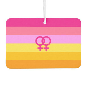 Lesbian Dawn Pride WLW Car Air Freshener