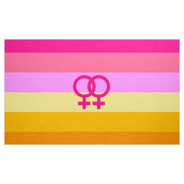 Lesbian Dawn Pride WLW Fabric (Yard)
