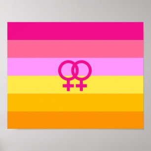 Lesbian Dawn Pride WLW Poster
