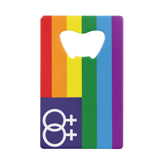Lesbian Double Venus Rainbow Pride (Back)