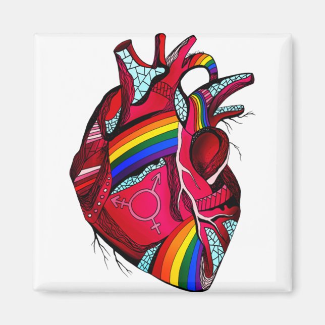 Lesbian Eat What LGBT Funny Black Cat  Magnet (Front)