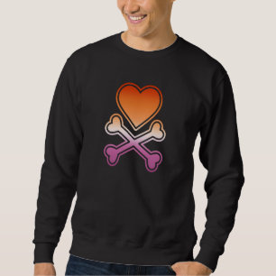 Lesbian Emo Punk LGBTQ LGBT Valentine's Day Gay Pr Sweatshirt