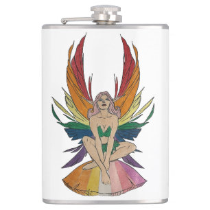 Lesbian Faerie Hip Flask