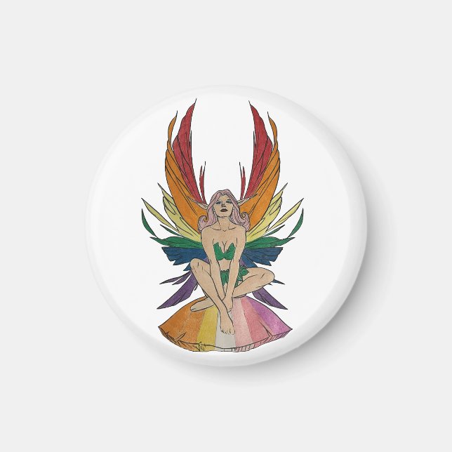 Lesbian Faerie  Magnet (Front)