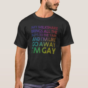 Lesbian Flag Gay Pride Rainbow LGBT Funny Queer My T-Shirt
