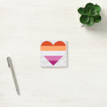 Lesbian Flag Heart